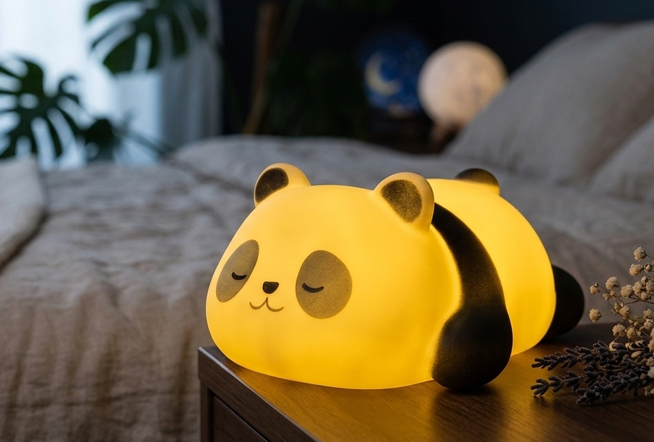 Cute Panda Sleeping LED Night Lamp