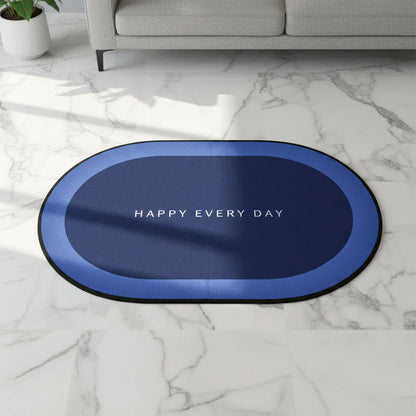 Anti slip Oval Mat, Super Absorbent Floor Mat, Bath Mat, Soft Carpet , bathmat