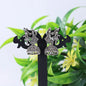 Silver Oxidized Earrings With Different Pattern (3Pc)