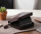 Premium Zip-Around Card Holder Wallet (1 Pc)