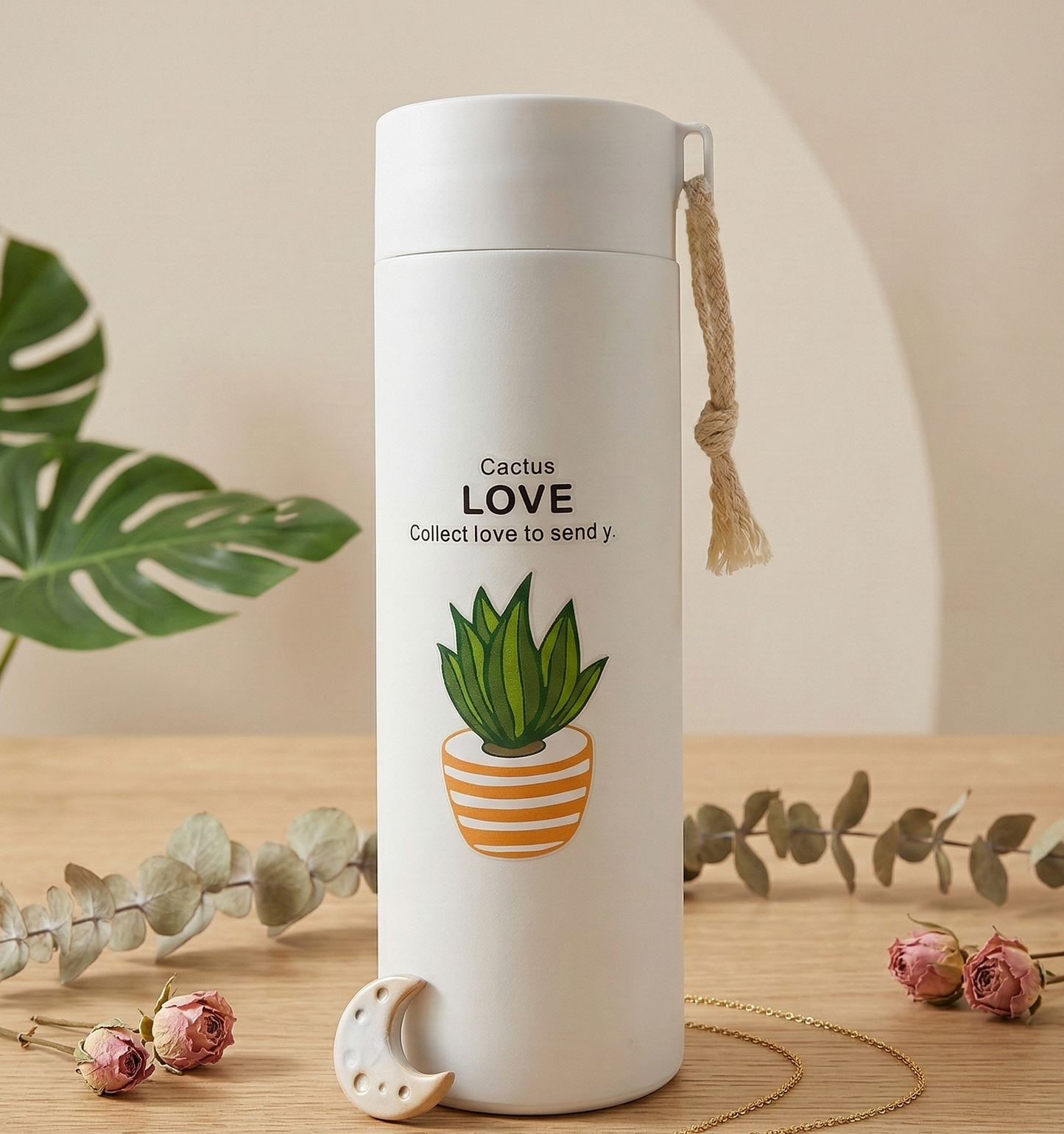 Outdoor sport Glass water bottle leakproof